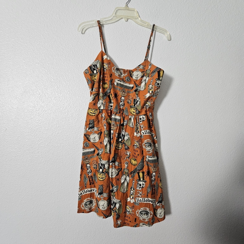 Womens Folter Novelty Pin Up Dress Sz M